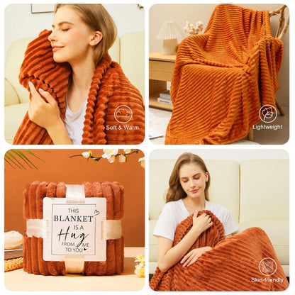 Mother'S Day Gifts Baskets for Women Mom Her Wife Girlfriend,Birthday Gifts for Women Teacher Friend W/Cozy Blanket Rose Relaxing Spa Gifts Set,Self Care Get Well Gifts for Her Valentines Mothers Day